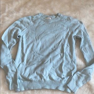baby blue abercrombie sweater